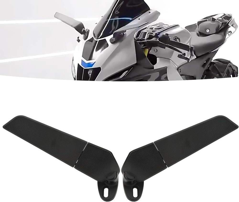 2Pcs Motorcycle Modified Rearview Mirror Adjustable Rotating Universal Mirrors