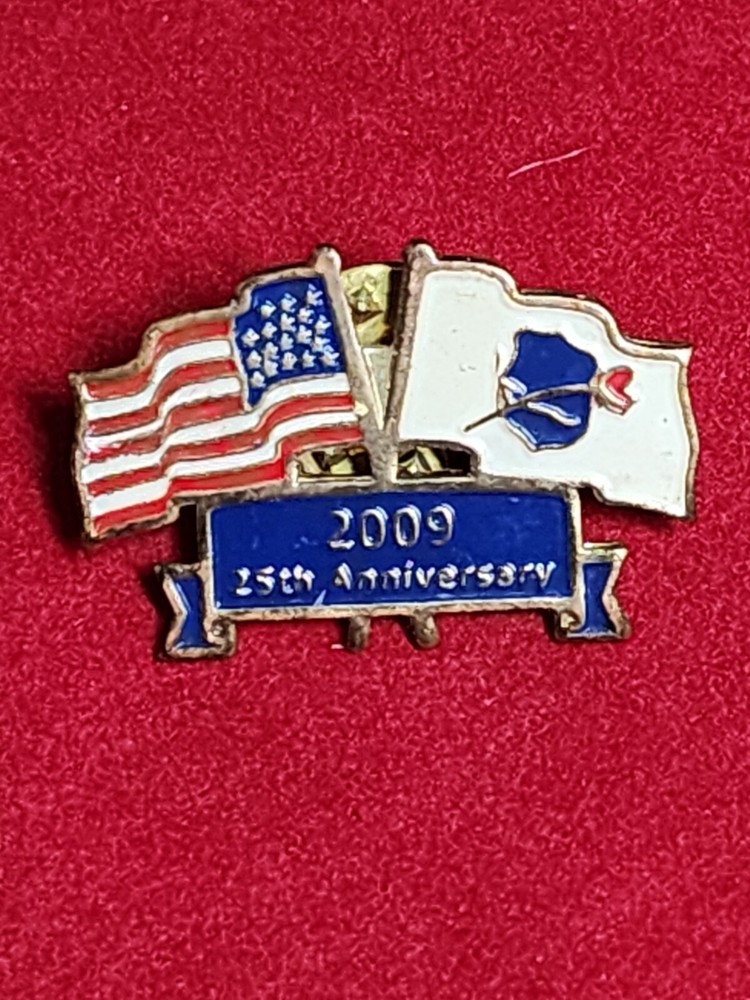 TBN Trinity Broadcasting Network VTG "2009 25th Anniversary" Lapel Pin