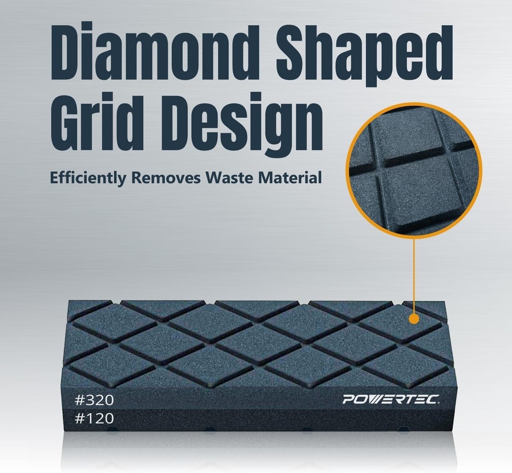 120/320 Sharpening Stone Flatener - Effortless Whetstone Maintenance