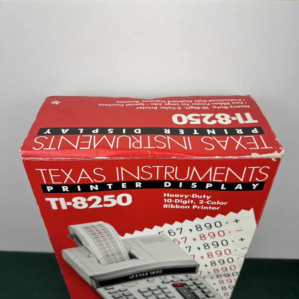 Texas Instruments Model TI-8250 Electronic Calculator Works