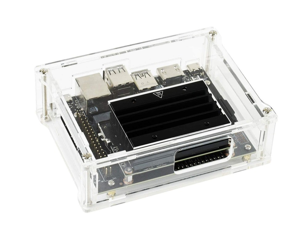 Acrylic Clear Case Enclosure Specialized for Jetson Nano 2GB Developer