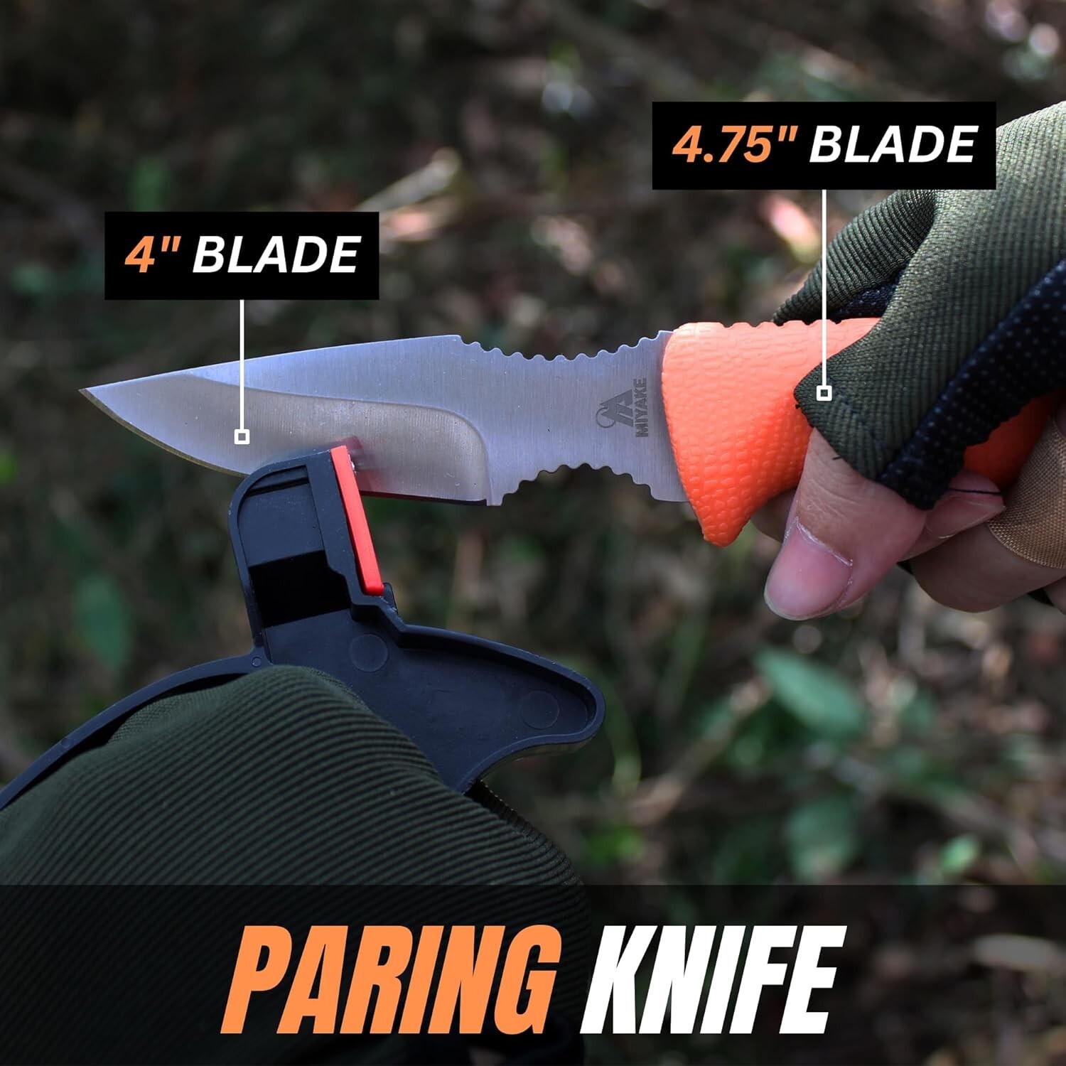 4PC Hunting Knife Set Field Dressing Kit – Deer Elk Gut Hook Skinning Knives