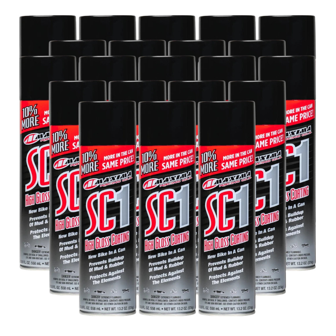 Maxima Racing Oils SC1 High Gloss Clear Coat LARGE 17.2 fl oz. Cans - 24 PACK