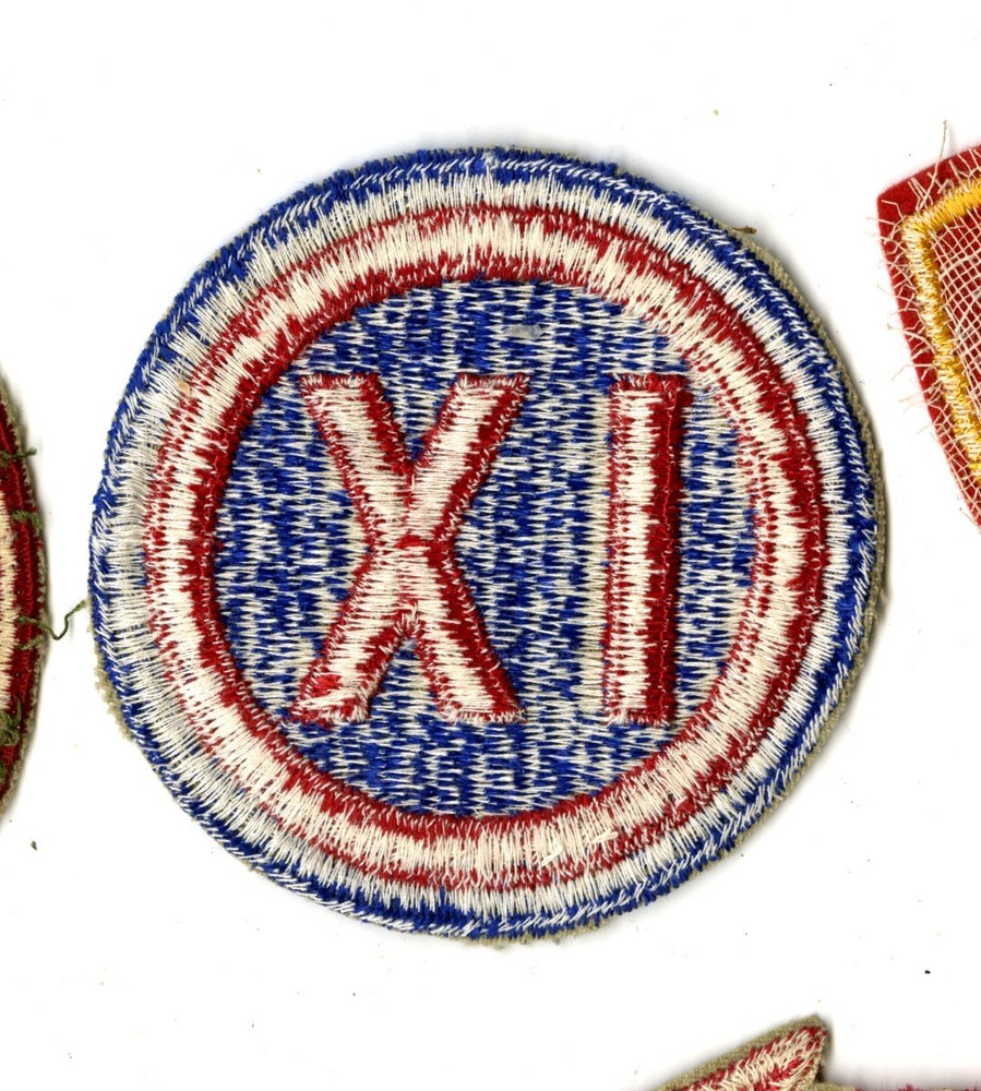IX Corps White Back Patch WWII Vintage Pacific Theater