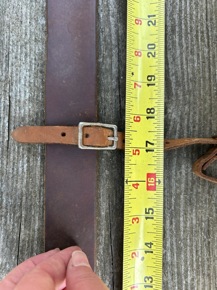 Western Back Cinch Leather With Connector