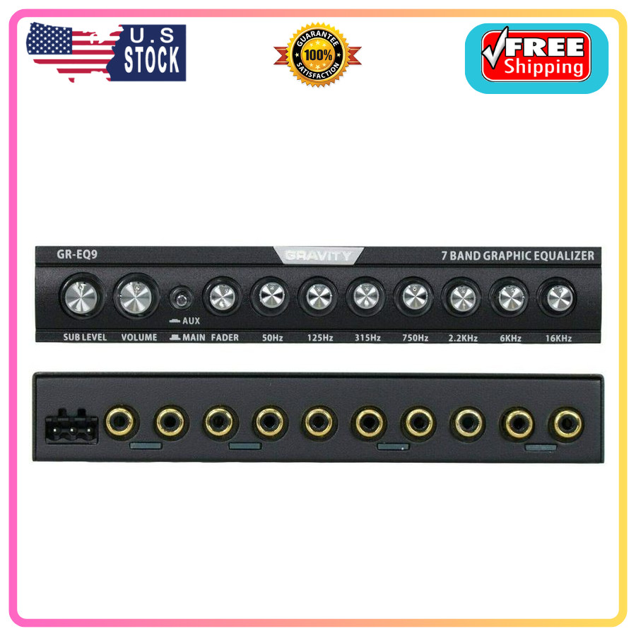 Gravity 7 Band Graphic Equalizer GR-EQ9