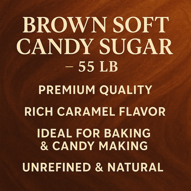 LD Carlson Brown Soft Candy Sugar – 55 LB