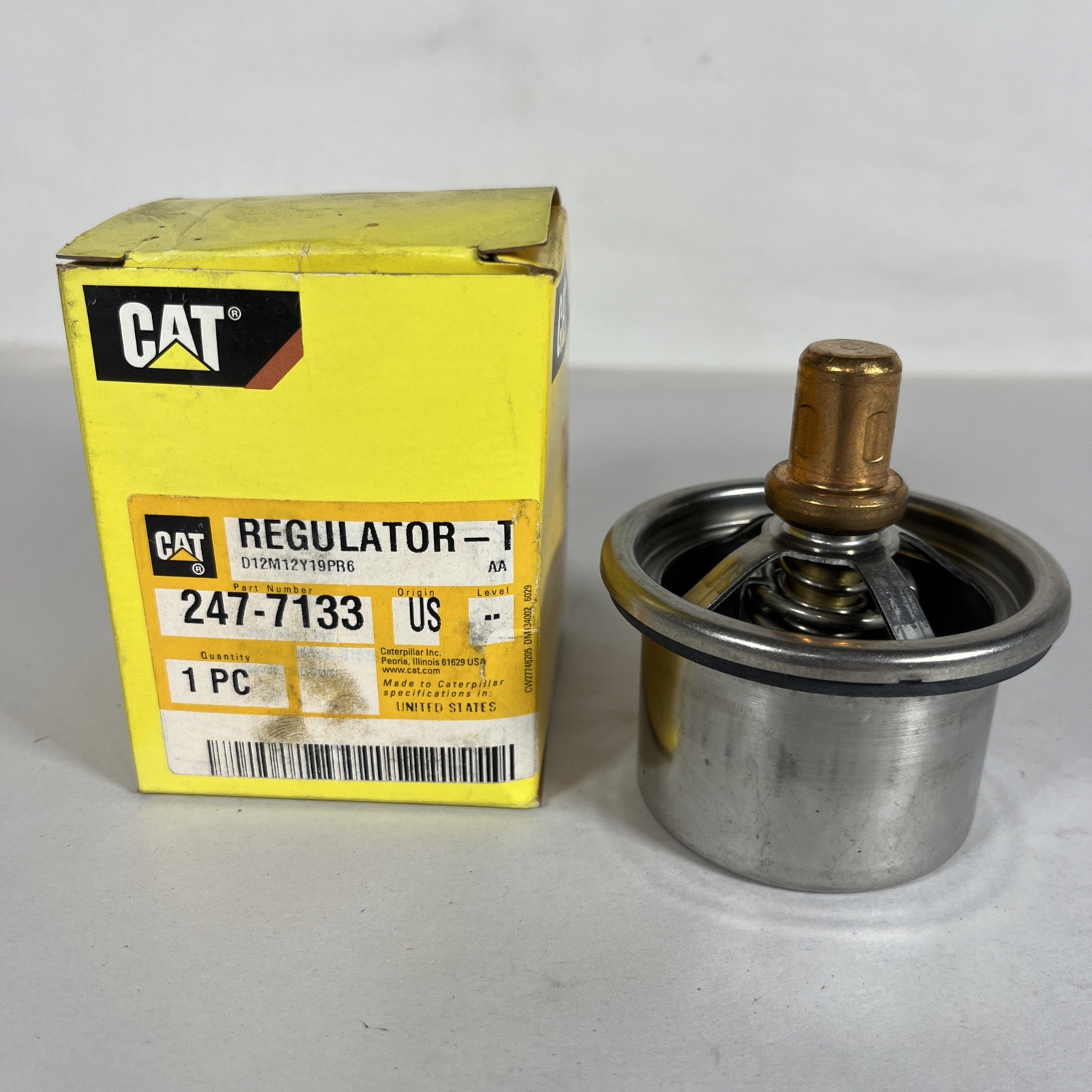 Genuine CAT Caterpillar 247-7133 Thermostat Regulator NOS OEM 2477133