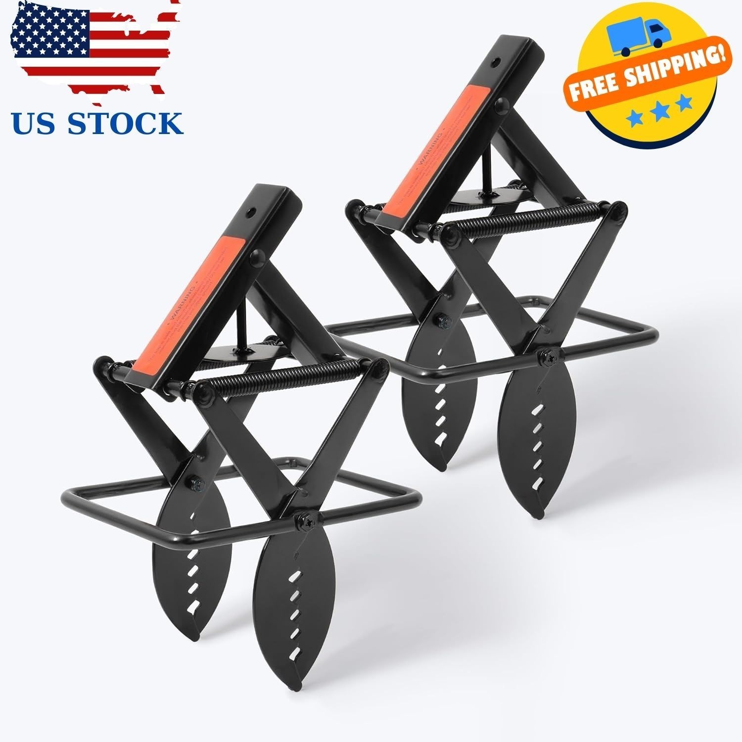 Mole Traps That, 2 Pack Scissor Mole Trap, Sleek Black Stainless Steel