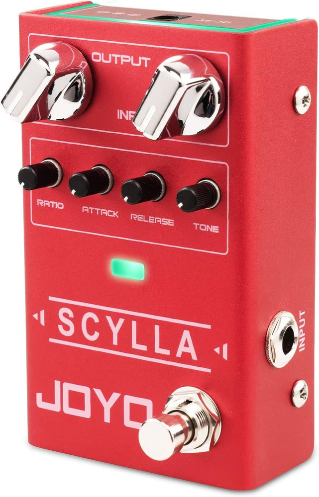 Bass Guitar Pedals Compressor Effect Pedal with Precise Compression Knobs Low No