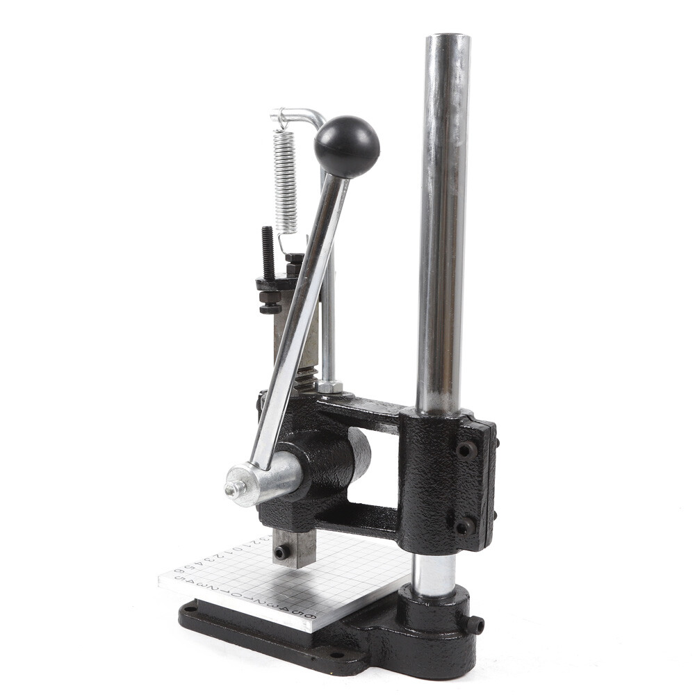 Leather Imprinting Machine Embossing Press Leather Stamp Punching Bronzing Tool