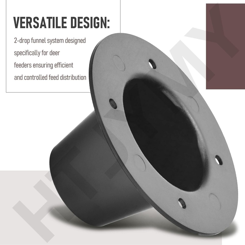 2" Drop Funnel Deer Feeder Versatile Funnel Deer Feeder Adopt Durable