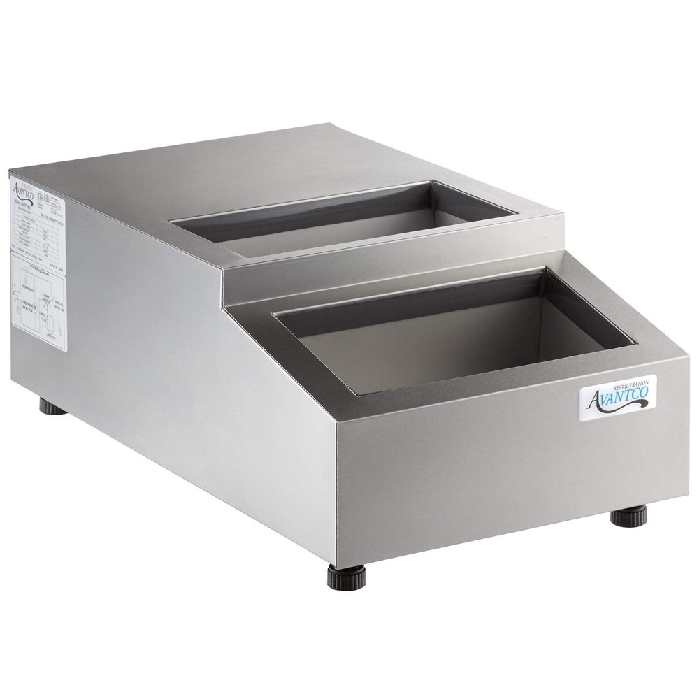 15" Countertop Refrigerated Prep Rail