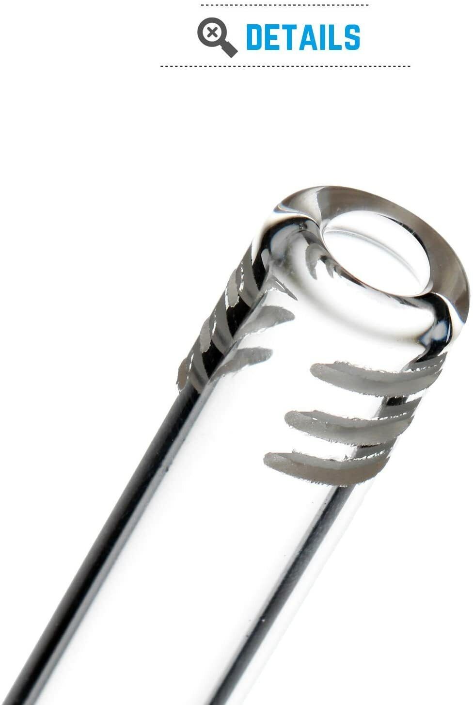 5Pcs Glass Downstem Replacement Hookah Bong Water Pipe fit for 8/9/10/12 Bong