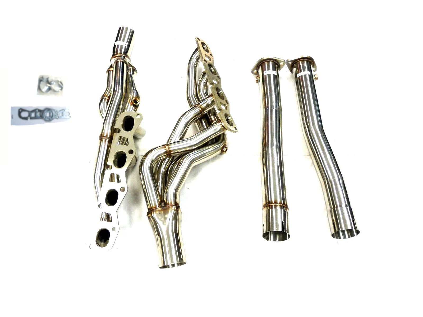 OBX Stainless Long Tube Manifold Nissan Titan 2004-2015 5.6L V8 2WD 4WD