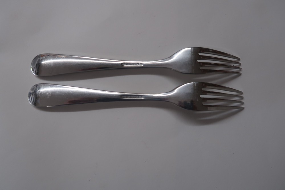 Gorham Stainless Braid 2 Dinner Forks 8 3/8"