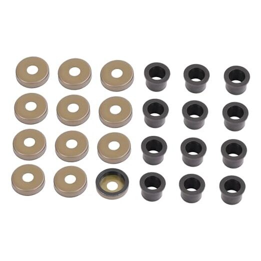 A Arm Bushing Accessory Kit Compatible with 1991-2006 Bushing + Seal Cap