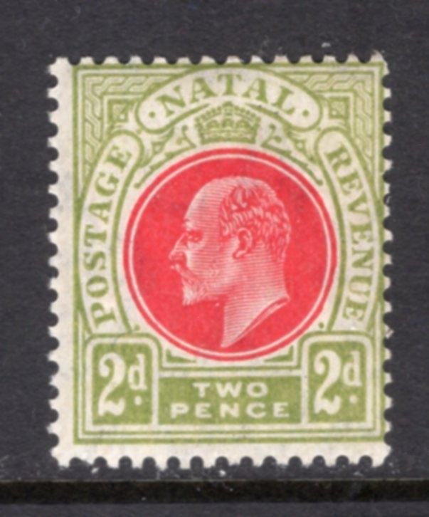Natal 1904 E7 2d Watermark "Crown CA Mult" MNH #103