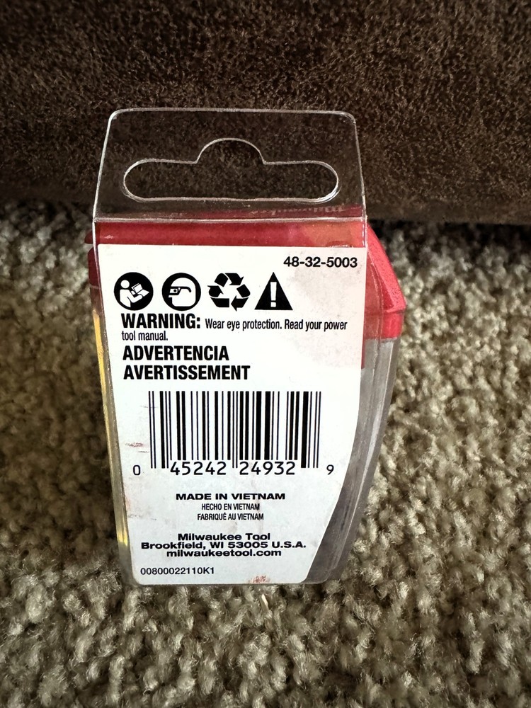Milwaukee 48-32-5003 #2 Phillips Shockwave 1 in. Insert Bits (15 pack)