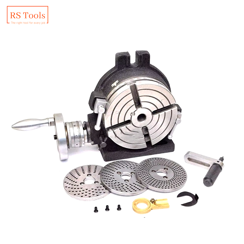 6" Precision Rotary Table Horizontal Vertical & Index plate set dividing plate