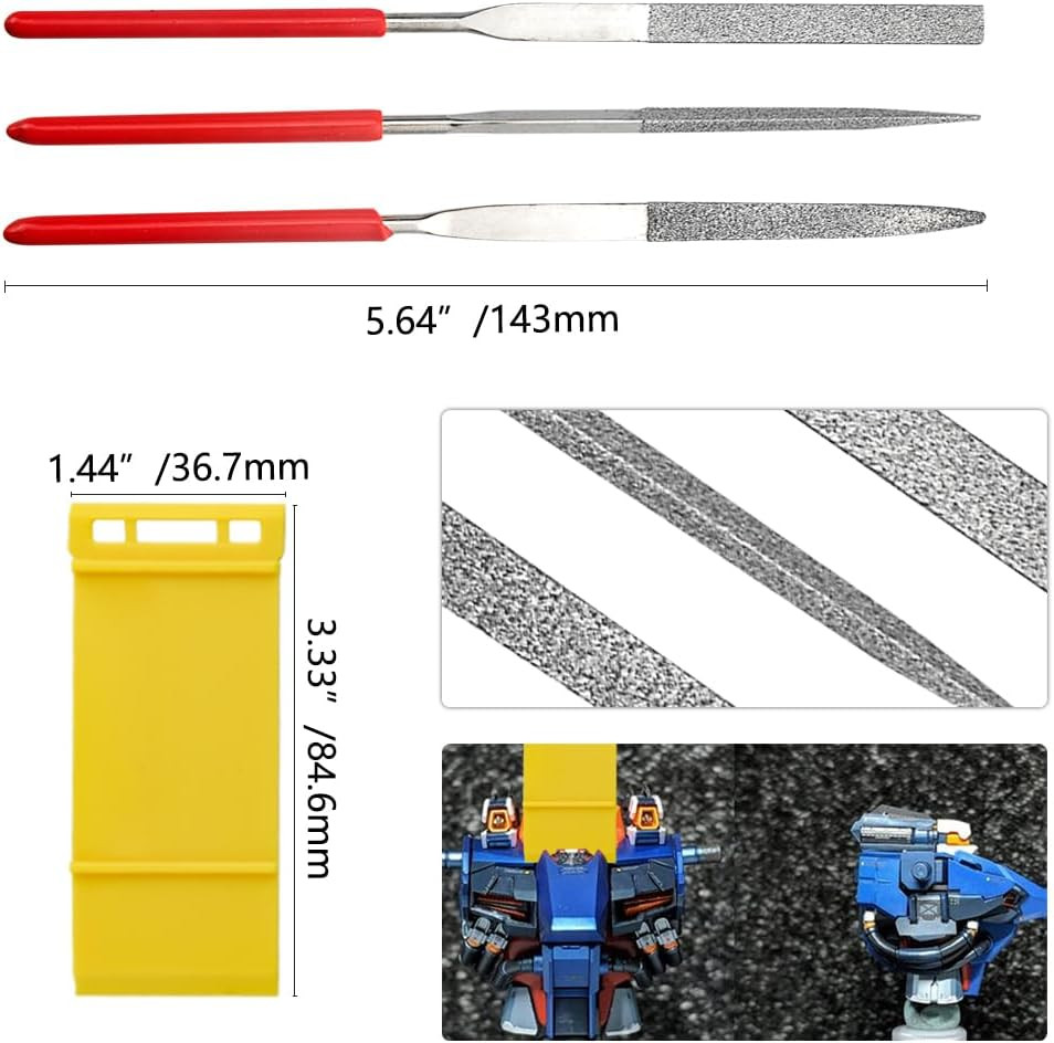 24PCS Modeler Basic Tools Craft Set Gundam Model Tools Kit with Plastic Box for