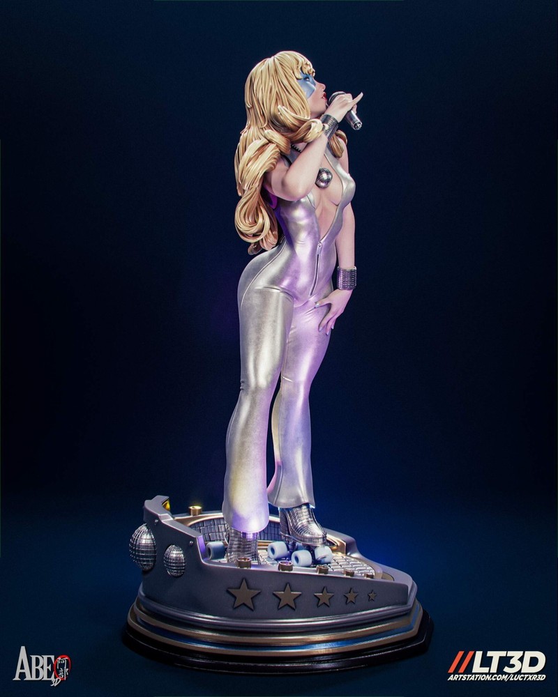 Dazzler Statue 3D Printed kit Unpainted/Unassembled