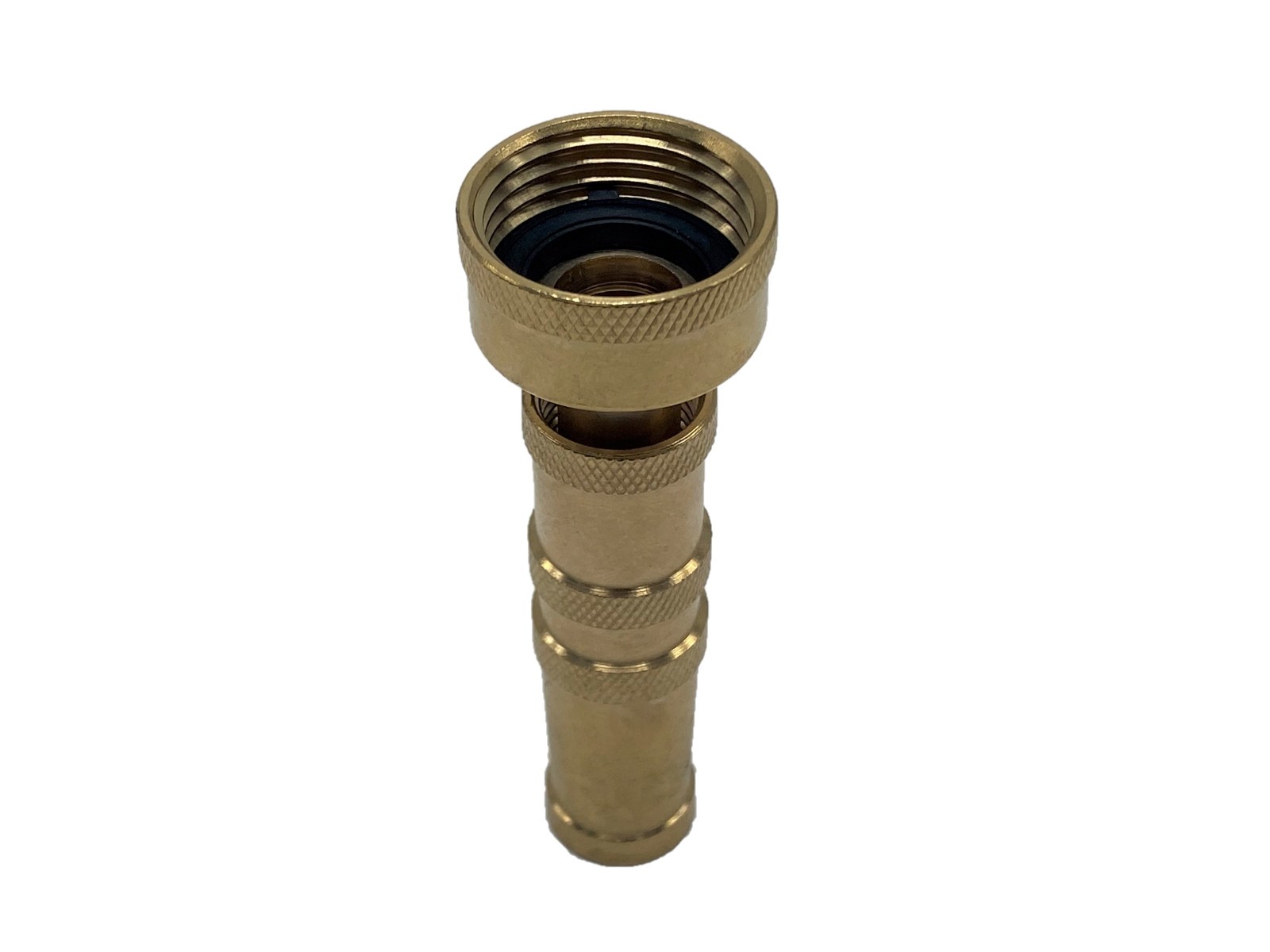 Solid Brass Garden Spray Nozzle 4" Adjustable Twist Water Hose USA Stock 2 PACK