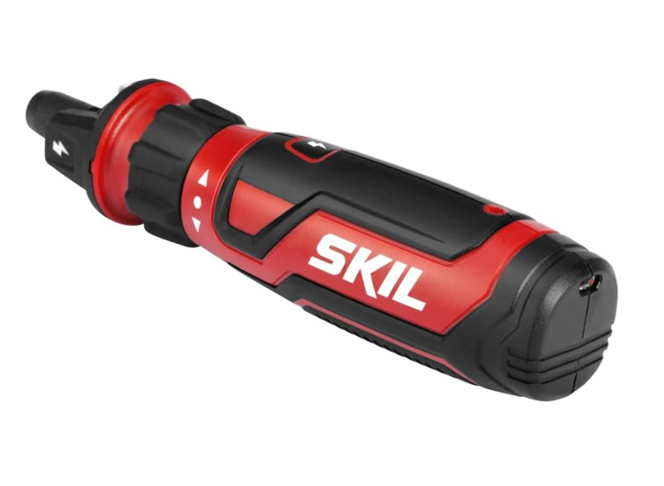 SKIL Rechargeable 4V Screwdriver, Circuit Sensor Technology, 9 Bits, USB Cable