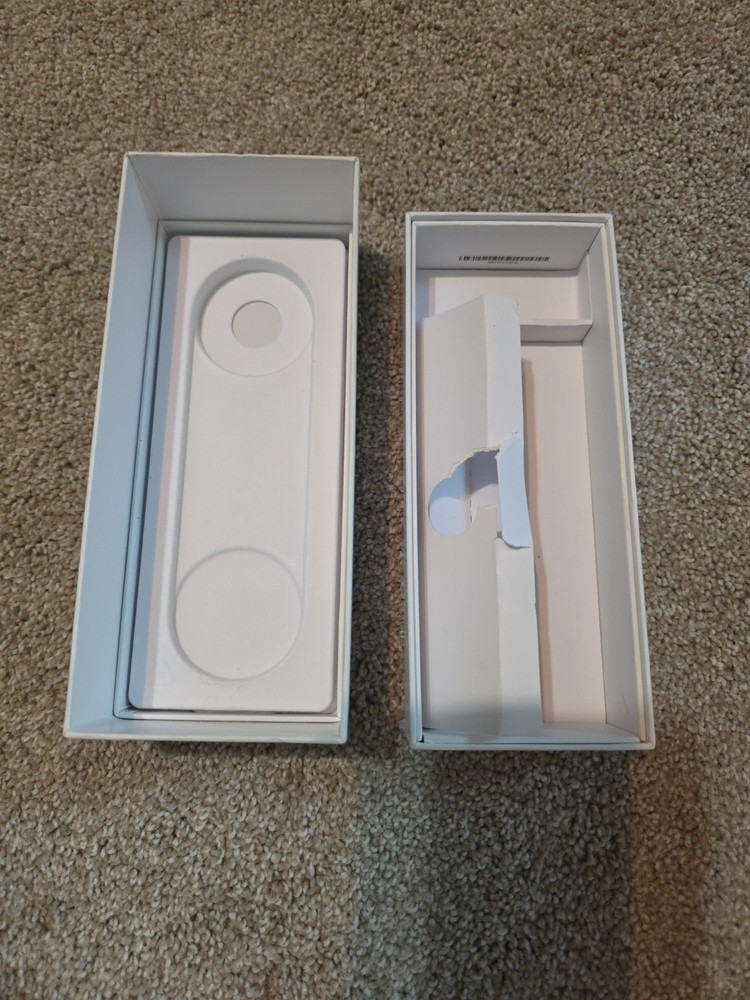 Google Nest Doorbell Empty Retail Box