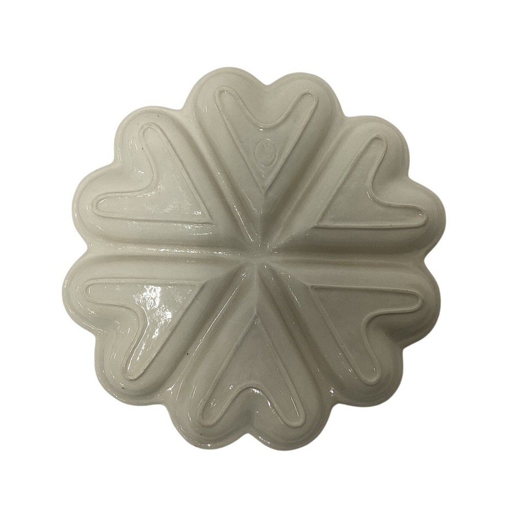 Ceramic Deviled Egg Platter 12 Slot Cream