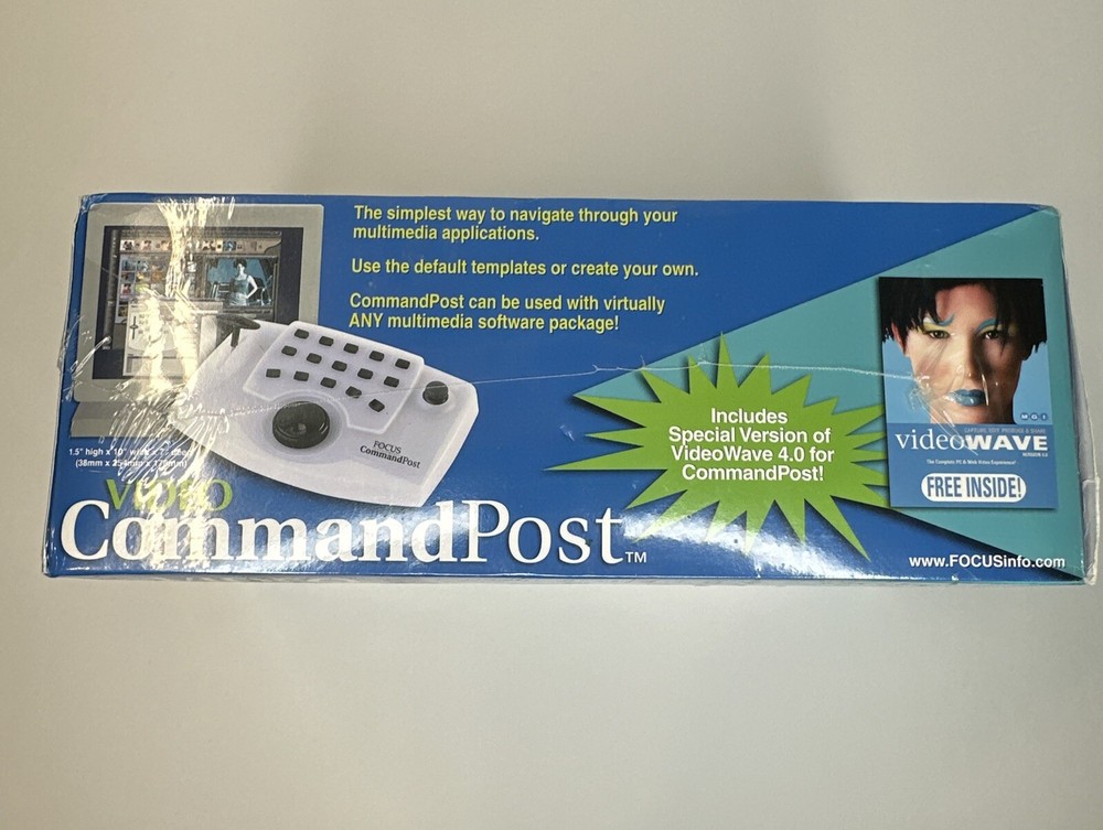 FOCUS COMMAND POST CP1 CP-1 MEDIA CONTROLLER W/ USB CONNECTOR CABLE HT-39 SEALED