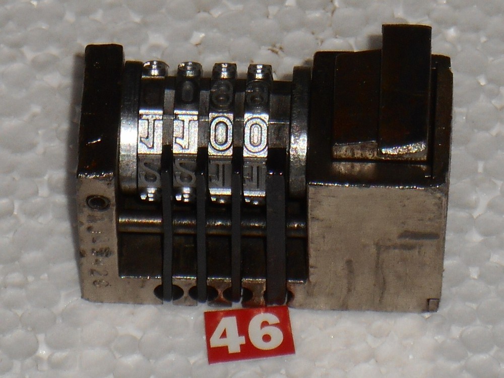WMA Reverse Letterpress Numbering machine | 46