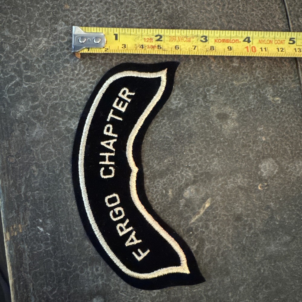 Harley Davidson HOG Fargo Chapter Vest 5”x 2" Patch