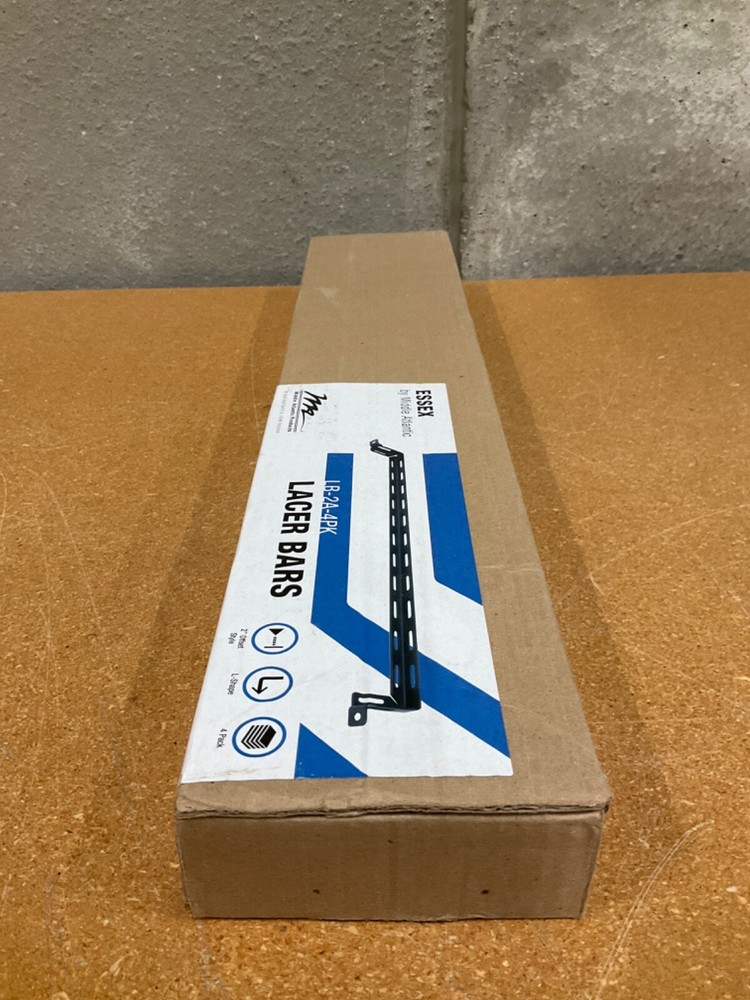 Middle Atlantic LB-2A-4PK Forward 2" Offset L Style L-Shape Lacer Bars