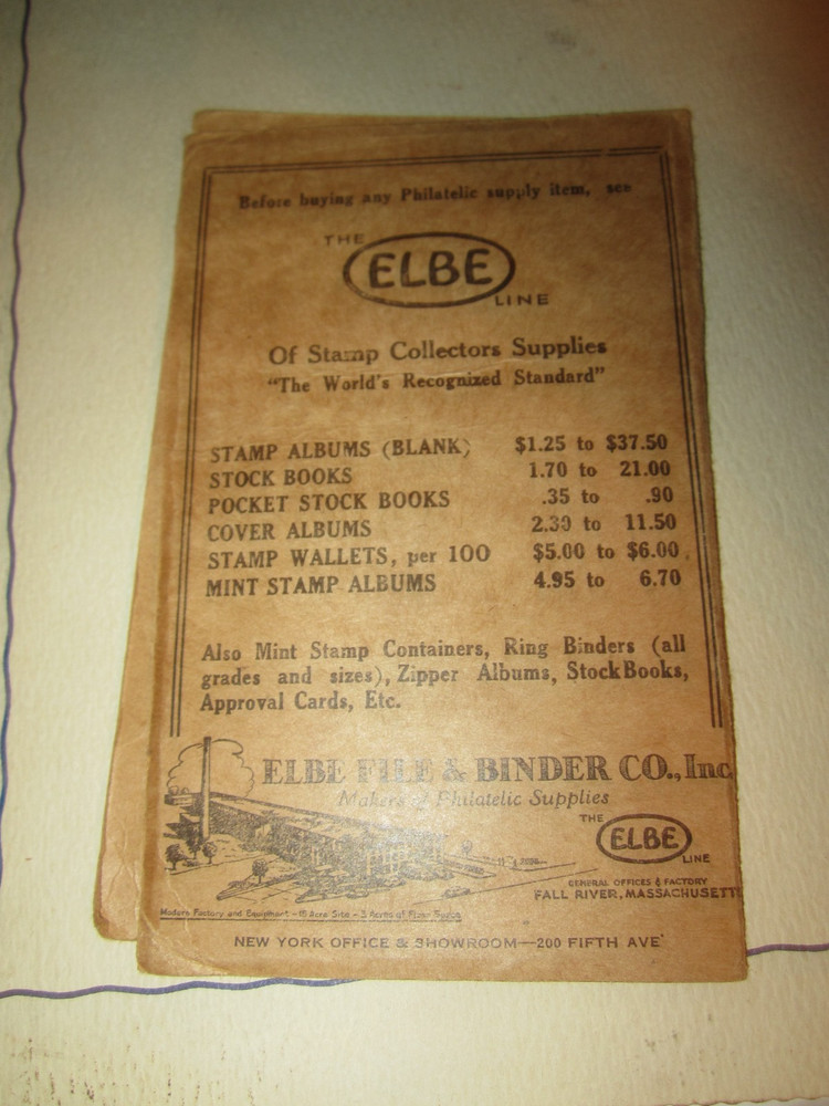 Vintage Elbe Stamp Wallet No. 12