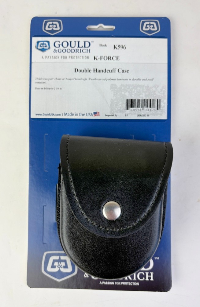 Double Handcuff Case K-Force Black Gould & Goodrich Model K596