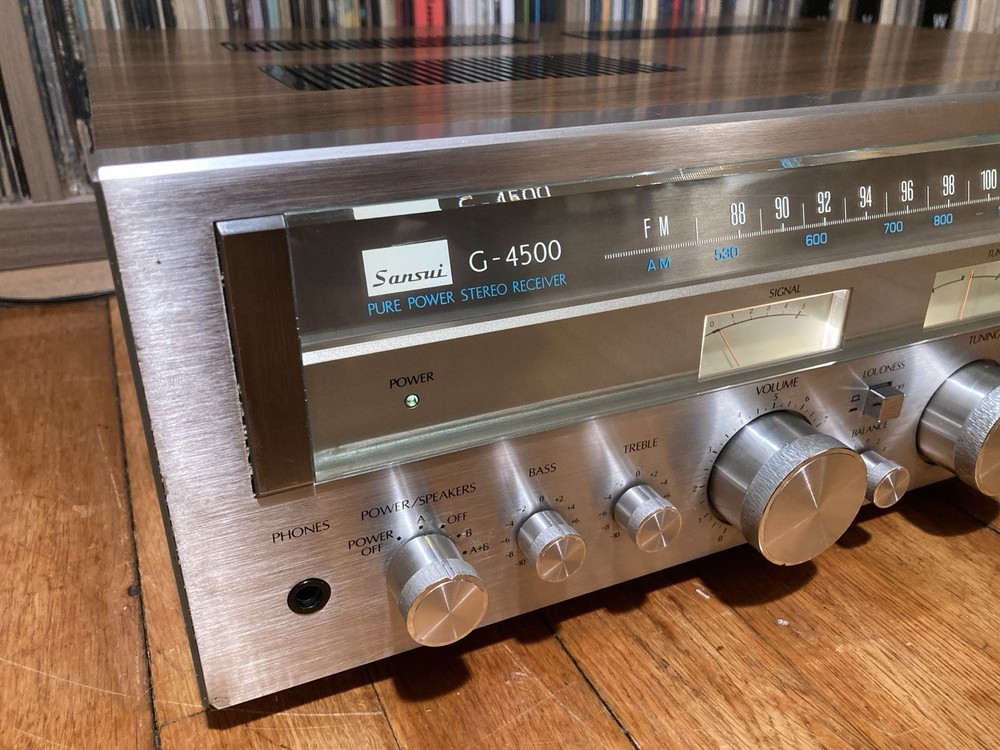 Serviced! Sansui G-4500 Stereo Receiver!