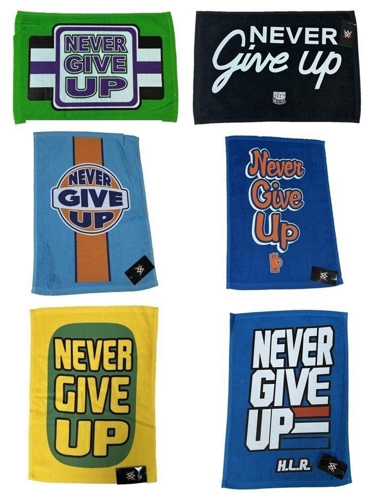 John Cena 12"x18" Never Give Up Fan Rally Towel