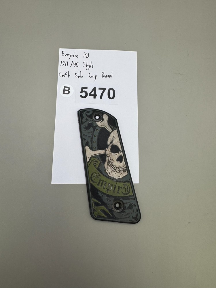 Bob Long 1911/45 Style Left Side Grip Panel-Green