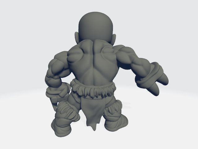 Chibiatures - Barbarian #2 W/Claws