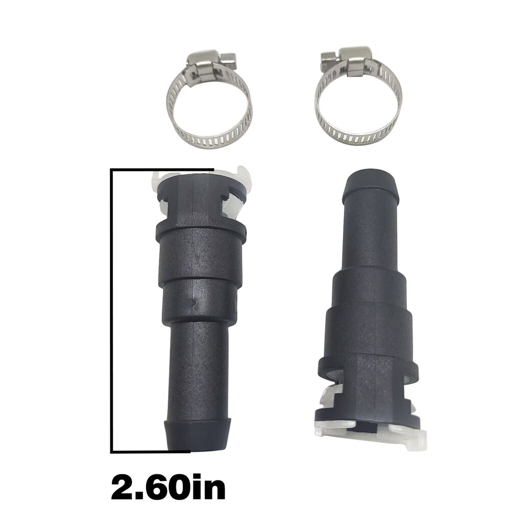 2PCS Heater Hose Connector For 86-09 Buick Chevy GMC Ford Saab Pontiac Olds 5/8"