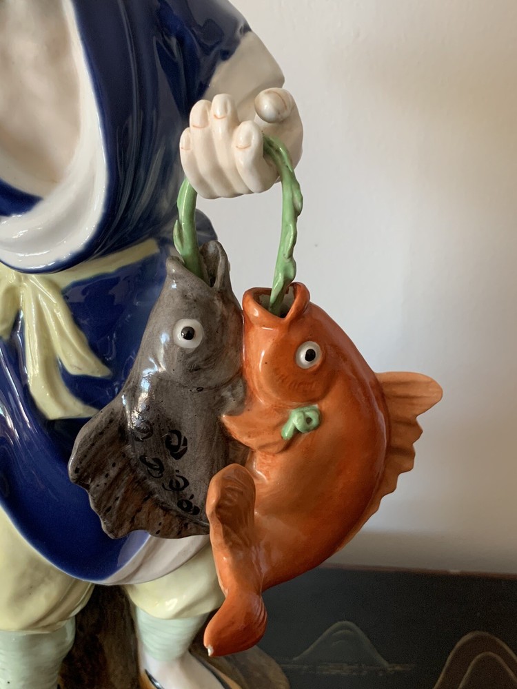 Chinese Figure Fishman 42cm H