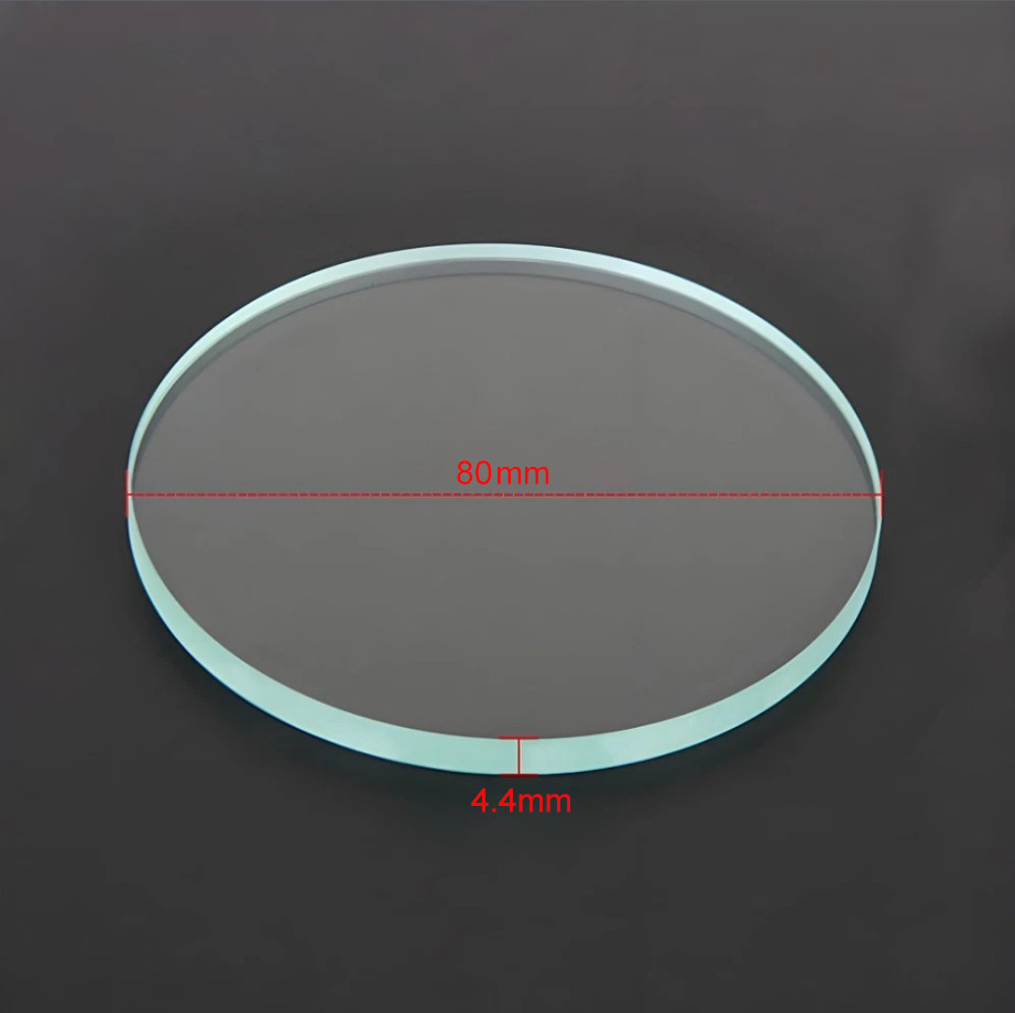 1PC 80mm Stereo Microscope Working Stage Transparent Plate Working Board