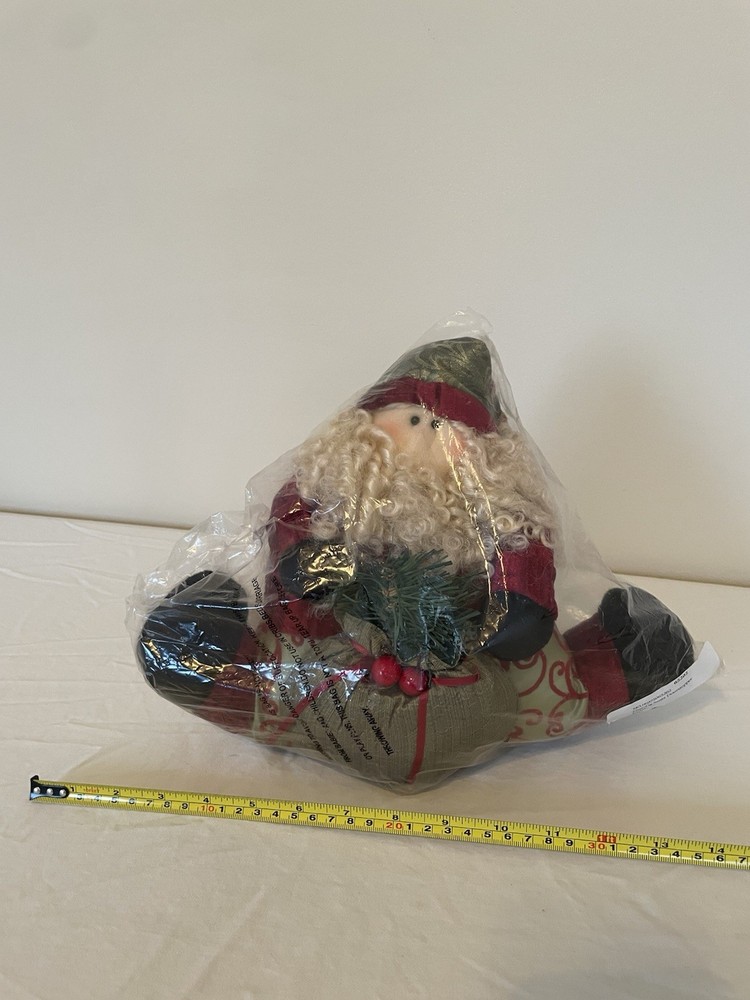 Foreside Plush Santa Door Stop