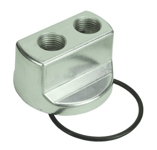 15724 Engine Spin-On Adapter, Silver