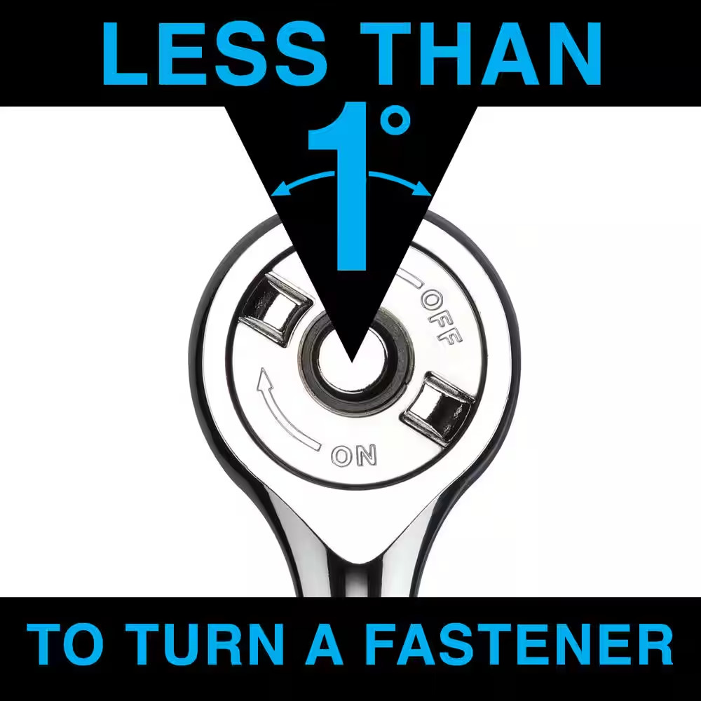 1/4 In. Drive Gearless Ratchet with Socket Quick Release