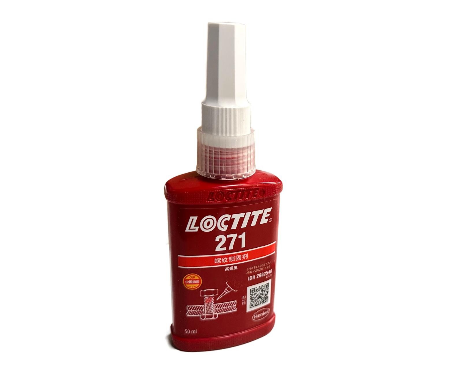 Loctite Threadlocker Red 271 Heavy Duty Adhesive for Large Fasteners 50 mL 10 pc