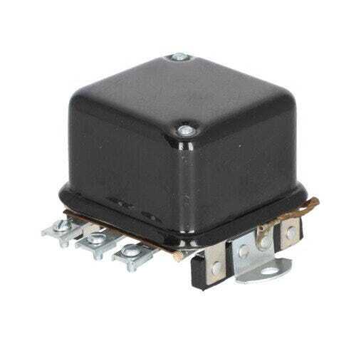 Voltage Regulator - 12 Volt - 4 Terminal - Flat Mount fits Massey Ferguson
