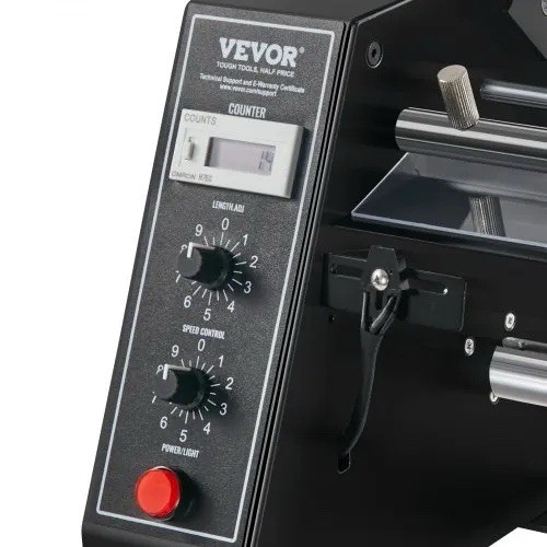 Vevor LDL-30-V1 Automatic Label Dispenser Applicator, 0.6-4.9" Width, Counter