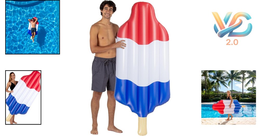 Oversized Inflatable Pool Rafts Float Collection Heavy Duty Fun Designs